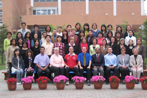 Tienjin, China 2006: Participants of training by Sheri at Teda International School